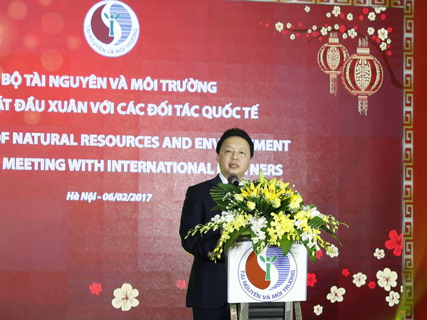 Bài phát biểu của Bộ trưởng Trần Hồng Hà tại buổi Gặp mặt đầu Xuân Đinh Dậu 2017 với các đối tác quốc tế